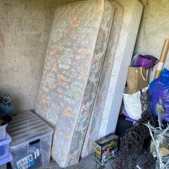 2 single bed mattresses and a divan bed free