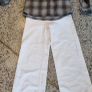 Monki Ecru wide leg jeans Image 7