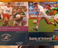 GAA various All Ireland SFC quarter and semi finals programmes