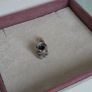 Pandora sterling silver & purple amethyst tied together charm very good condition Image 4