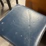 Leather upholstered bar stools with wooden legs 95EUR each Image 2