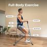 Smart Row N Ride Foldable Squat & Rowing Machine Glute/Leg Trainer, 3 Squat Angles, 4-Lvl Resistance, SunnyFit App, 150 kg Capacity, Adjustable Seat/Handle, EZ-Storage Image 5