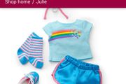 American Girl -Julie 1974 Summer skating outfit set BNIB