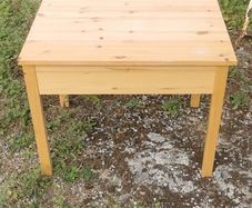 pine coffee table