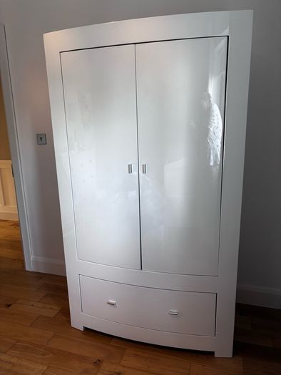 White Freestanding Wardrobe