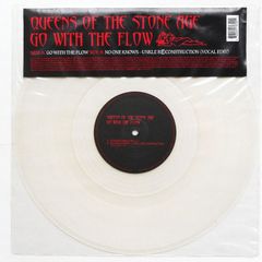 Queens Of The Stone Age -go With The Flow 12" Clear 2003 Uk Pressing Qotsa Kyuss
