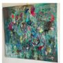 Large Original Floral  Painting Irish abstract art Warm Aesthetic Image 2