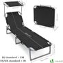 Folding Sun Loungers Set of 2 Image 2