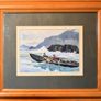 John Skelton Signed Print Into the Surf Framed Image 3