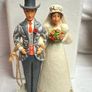 Vintage Jim  Shore  Wedding Cake Topper Image 2