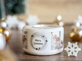 personalised candle holder with your photo or image