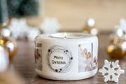 personalised candle holder with your photo or image
