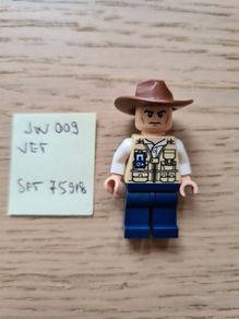 lego jw009 vet, set jurassic world 75918
