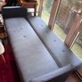 Grey fabric sofa bed Image 7