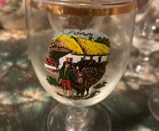Vintage Irish glasses free postage