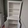 White wooden dresser with shelving Image 3