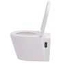 Wall Hung Toilet Ceramic White Image 4