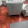 For Sale: 2 Swivel Armchairs in Grey Image 6
