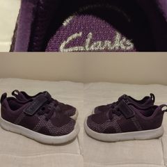 Clarks Purple Trainers