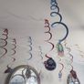 Thomas the Tank Engine Birthday Party - Backdrop + Swirl Decor + Loot Bags Image 3