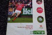 Munster vs Castres : Opening Game Heineken Cup 2001/02 -  Signed Programme