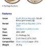 Silver 2.1/2 shillings ZAR Image 6