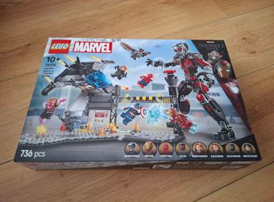 LEGO Marvel 76314 Captain America: Civil War Battle