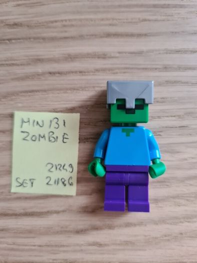 lego min131 zombie, set 21249, 21186