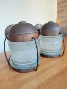 Old ship's lamps
