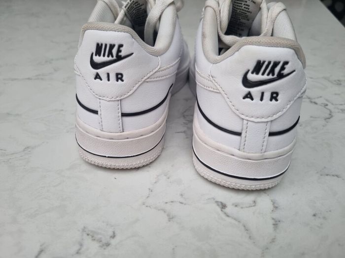 Nike Air Force 1 LV8 3 GS white black Double Air CJ4092-100 UK 3 EU 35.5