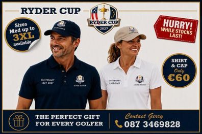 RYDER CUP 2027 Polos & caps For Sale