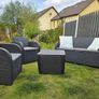 4 Seat Rattan Garden Set Image 3