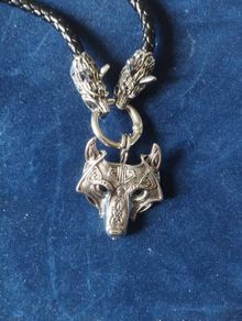 Viking Wolf Pendant