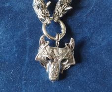 Viking Wolf Pendant