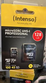 Intenso 128gb Micro SD Card Professional