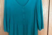 Monsoon Long Tunic Cardigan Green Size 20