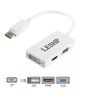 LESHP DisplayPort Male to HDMI/DVI/VGA (Female) (3-in-1) Adapter (Brand New/Warranty) Image 7