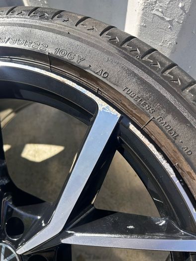 Genuine Volkswagen Touareg Estoril R Line 22" Alloy Wheels