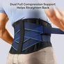 Ergonomic Back Support Belt for Men Women Lower Back Pain with 7 Metal Stays, Comfy Back Brace with 3D Soft Pad for Sciatica,Scoliosis, Breathable Lumbar Support Belt for Daily Work & Activity Image 4