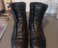 Hand Magnum Stealth Leather Patrol Boots