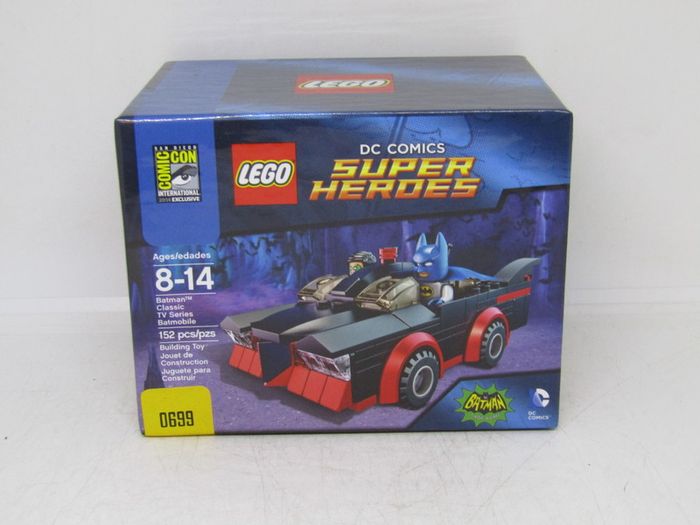 Lego Sdcc Comic Con 2014 Batman Classic Tv Series Batmobile New Sealed Box Very Rare Limited Edition Number 699 Of 1000