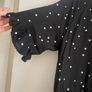 Polka dot short sleeve dress Image 3