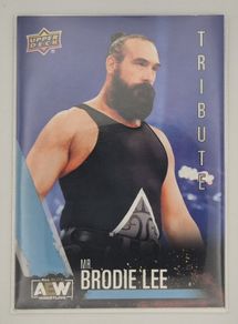 AEW Brodie Lee Tribute Trading Card (Upper Deck 2021 First Edition)