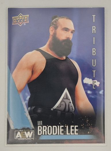 AEW Brodie Lee Tribute Trading Card (Upper Deck 2021 First Edition)