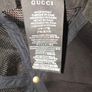Authentic Gucci Men's Black Snake GG Jacquard Baseball Cap Image 5