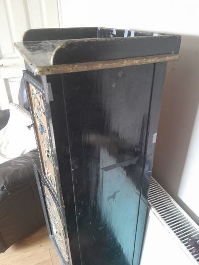 old wooden cabinet