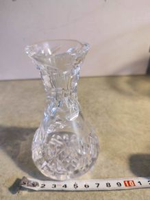 Tipperary Crystal Leaded Glass Bud Vase Slight Chip On Rim. No.43