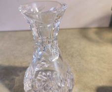 Tipperary Crystal Leaded Glass Bud Vase Slight Chip On Rim. No.43
