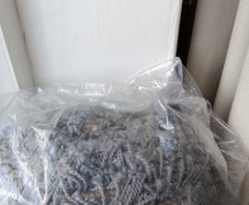 High Pile Grey Rug, 133cm x195cm