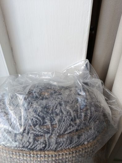 High Pile Grey Rug, 133cm x195cm